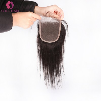 brazilian wholesale bundles with transparent lace closure