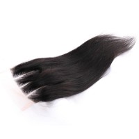 Bliss Esteem 4x4 Swiss Lace Closure  Natural Straight Cheap Virgin Brazilian Cuticle Aligned Hair Price Closure Vendors