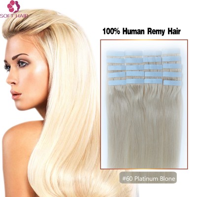 No tangle no shedding fashion design curly tape hair extensions in Dubai