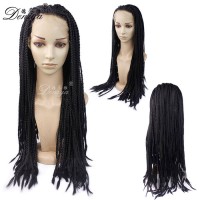 Cheap wholesale havana mambo jumbo braids wig lace front wig for black women