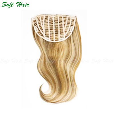 blonde mixed brown highlight color clip hair extensions dubai clip in half wig one piece clip in human hair extensions