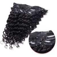 Online Shopping India One Piece Clip In Human Hair Extensions For Black Women