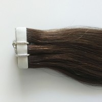 Wholesale European Virgin Remy Dark Brown Tape Hair Extension