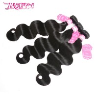 Full cuticles aligned 7A 8A Virgin Hair Wholesale Brazilian human hair bundle with closure