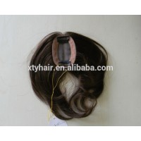 high quality 5a grade natural looking human hair piece with clips