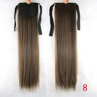 wholesale cheap long human hair extensions ponytail/blonde human hair ponytail/ black hair ponytail by manufacturer