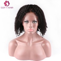 wholesale cheap wig human hair hd full lace afro kinky curly bob wig