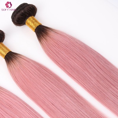 2019 hot sale afro pink human hair clip in extension