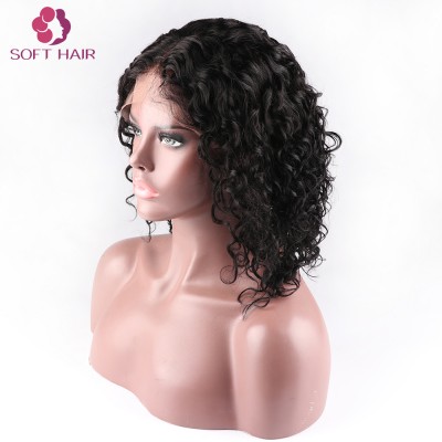 wholesale cheap wig human hair hd full lace water wave bob lace wig