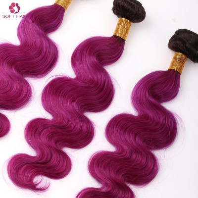 purple hair extension bundle weave hair extension