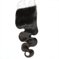 Body wave 3 bundles with 4x4 HD lace closure, free shipping 100% virgin human hair