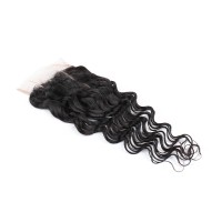 Bliss Esteem 4x4 Loose Deep Wave Closure Brazilian Raw Deep Wave Lace Closure Virgin Hair Cheap Price Closure