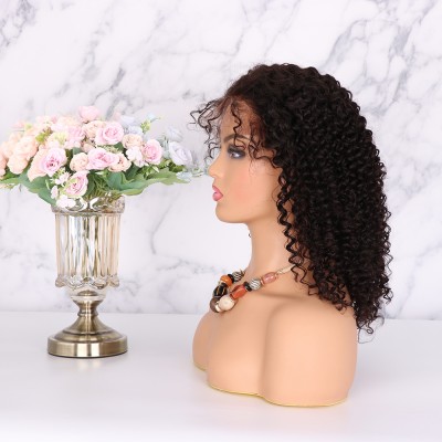 High Quality Hair Wig Natural 100% Virgin Hair Wigs Curly Lace Frontal Wig Human Hair