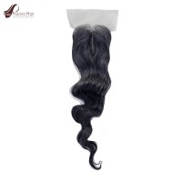 Body Wave Folded Swiss Lace Frontal Human Hair