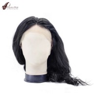 Body Wave Glueless Front Lace Virgin Hair Wig